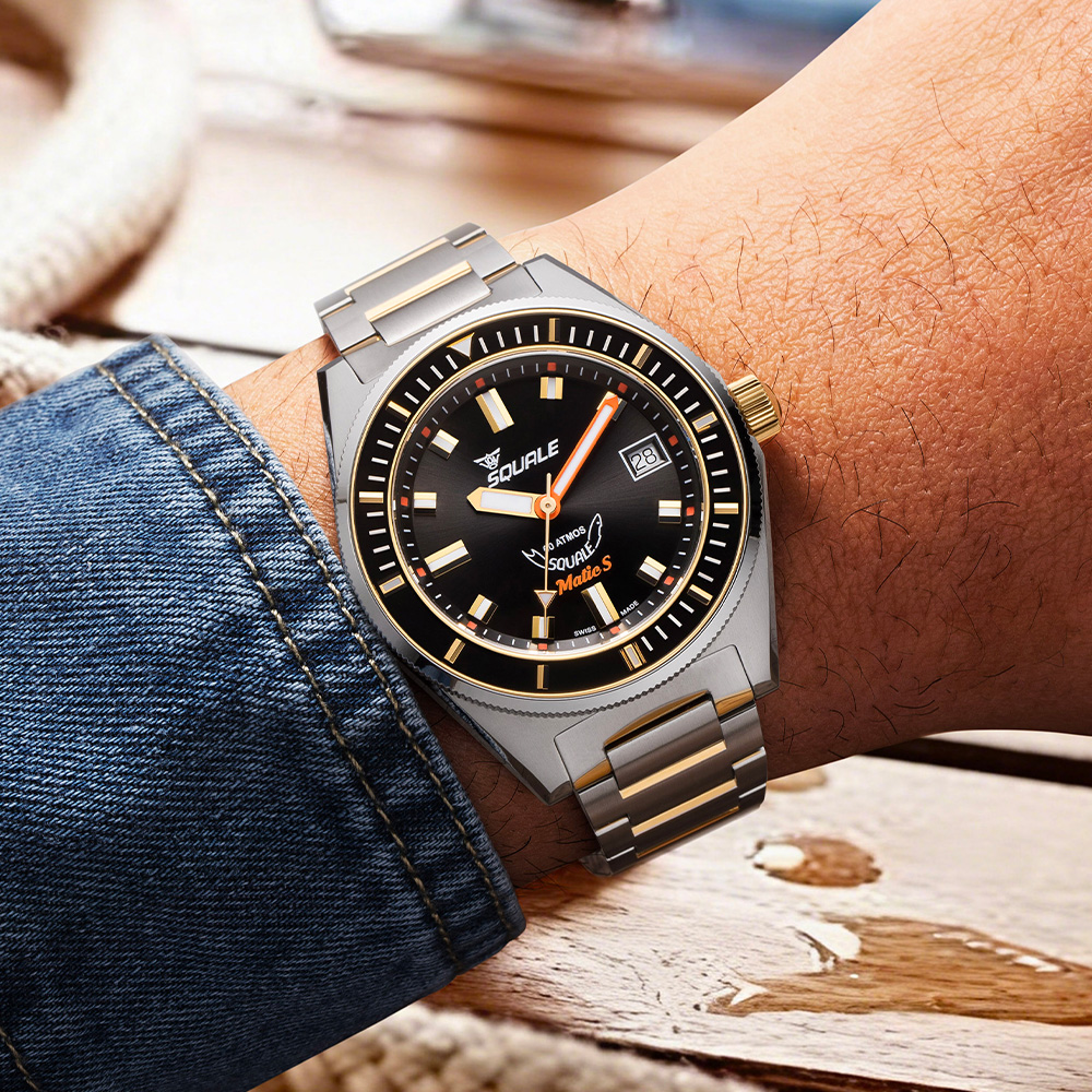 Matic S Two Tone Hydroleather || Squale Official Website